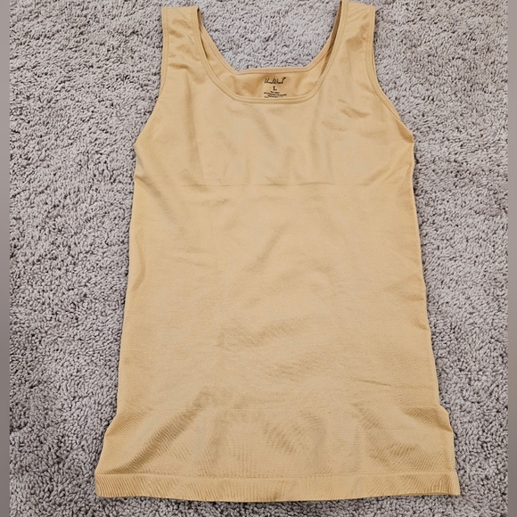 Under Where? Woman’s Beige Shape Wear Tank Top Size L - Picture 1 of 6